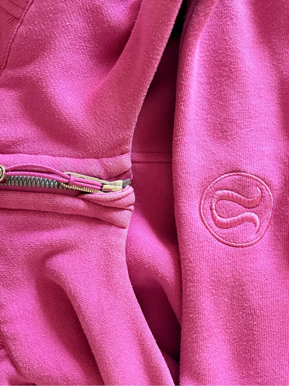 Scuba Half-Zip Hoodie - Pow Pink XS/S - Picture 4 of 5
